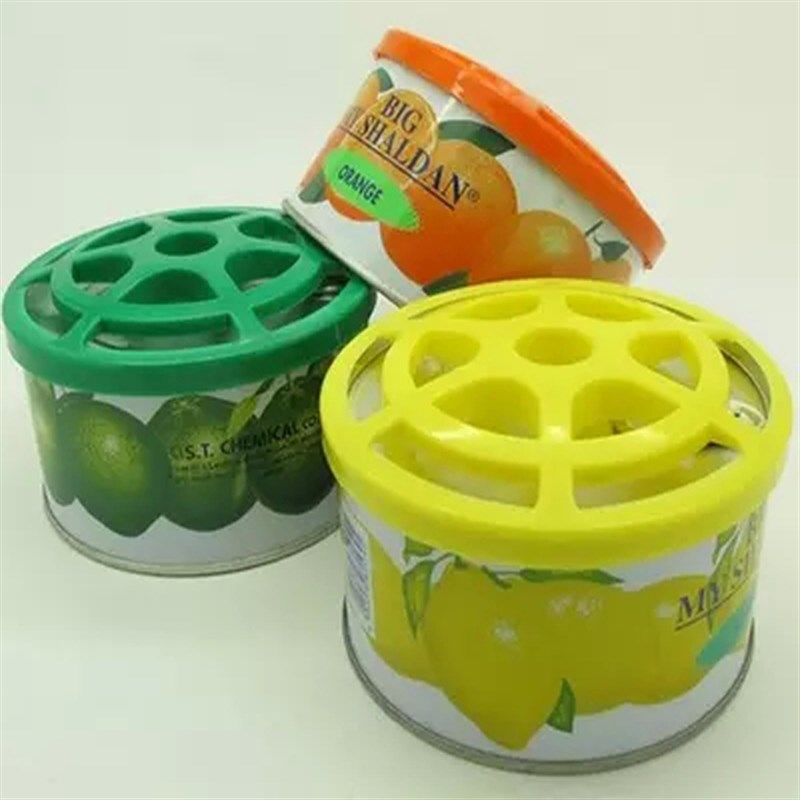 大鸡仔牌汽车柠檬香膏座 车用固体香水 车载吸烟除味