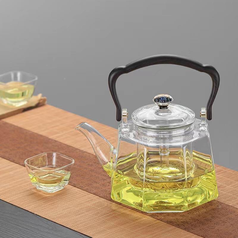 玻璃茶壶炉新款高硼硅煮茶壶大容量电陶茶具用蒸ZDJ煮一体泡茶家