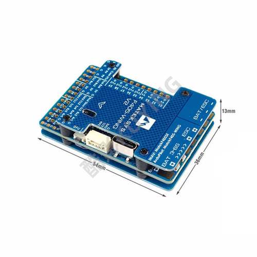 MATEK F405-WING-V2 飞控 3~6S 大气压计 OSD 黑盒子 3~6S 航模