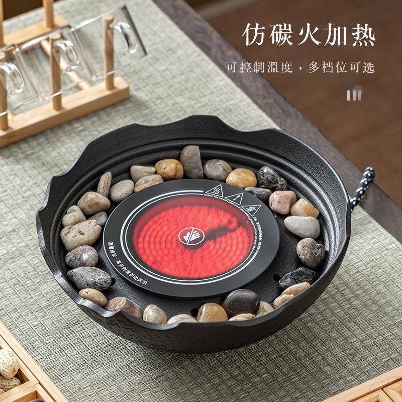 围炉茶全套陶烤煮茶工具AL846714插电电炉壶室内家用茶玻璃煮茶器