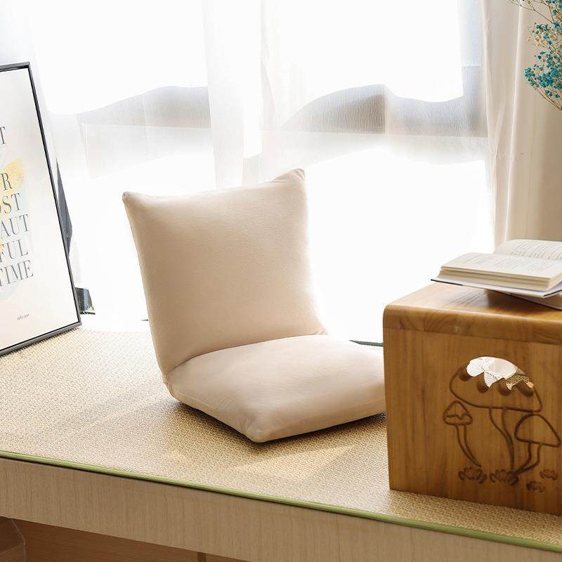 懒日记沙发绒布椅日式椅折叠阅读人休闲客WKD厅卧阳台飘窗坐室垫
