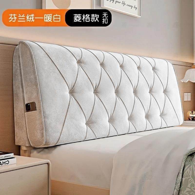 头床头大靠背靠垫靠网厂家直供红床头枕榻榻米无床头自粘床罩全包