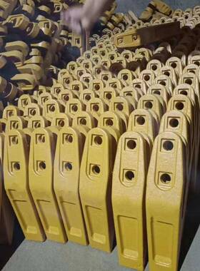 铲车铲齿EM65YBG装载机斗齿配件中齿S铲齿6斗齿根齿套边齿