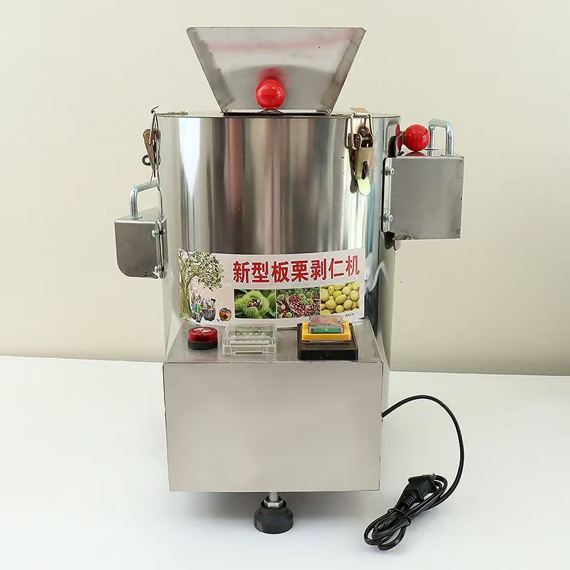 板粟剥壳机 去皮机 商用锥粟脱皮机全自动扒皮机粟子剥皮机优惠