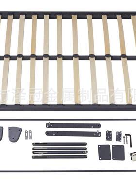 隐床BC02-1五金配侧翻壁床五金形卧折叠收藏式多室件功能墨菲家具