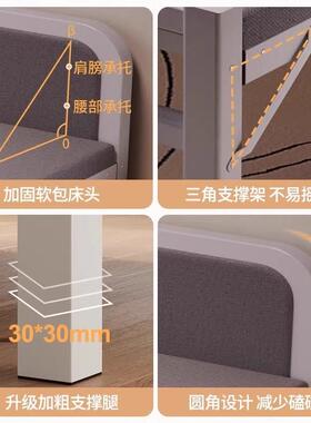 加固折叠床单人床宿简易WCH办室公午睡舍午休小床出宿租屋留铁床