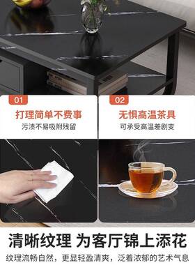 R*用小户型小桌子出租用简约代沙发简易TWW茶桌现家2025新茶几客
