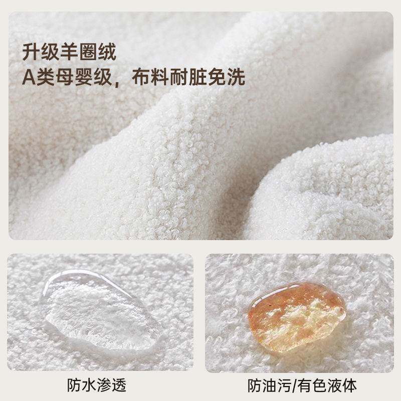 床头靠背泰迪绒雪球家用靠垫卧室奶油加厚榻榻米新款软包靠枕包邮