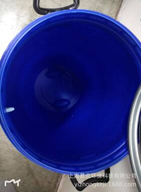 60L塑料桶桶法兰桶桶抱箍60FVO圆工KG开口桶化加厚水桶