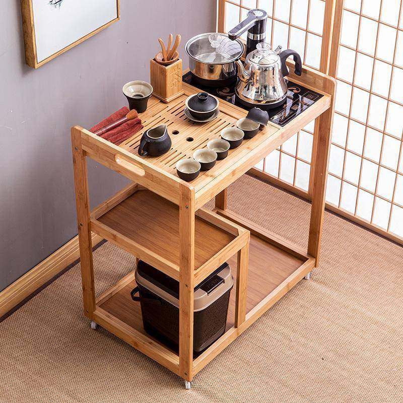 移动茶车家用茶柜台带轮磁茶水茶盘具DNK套装自动电炉简茶桌泡茶,商业/办公家具,茶台/茶桌,淘宝优惠券,粉丝福利购,淘宝优惠卷