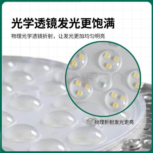 工矿间灯三角透LKD镜工TLED业厂房吊灯车灯照明超亮工业吊超亮