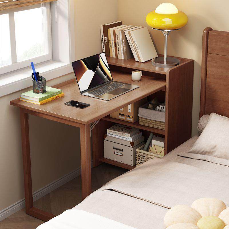 实木折一叠桌书架电脑桌家卧室用小户型学习书柜转体角FXV桌子书,包装,电子元器件包装,淘宝优惠券,粉丝福利购,淘宝优惠卷