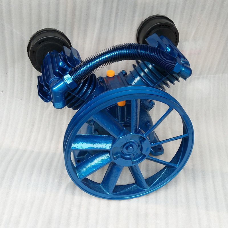 捷豹空压机机头 缸  三缸头高压打气泵泵头KW 7.5KW压缩机缸头