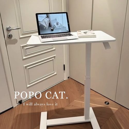 气动升降桌床边桌子可移动折叠小书桌家用学生电脑桌办公桌工作台