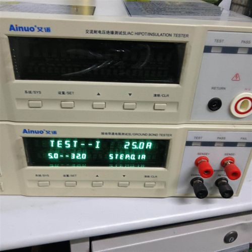 艾诺耐压绝缘接地测试AN9632X AN9613X 拆机功能