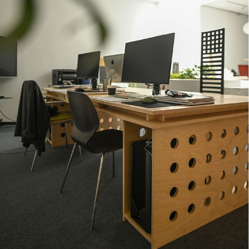 极简书桌多功能办公桌定制多人办公桌书桌电脑桌现代简约意式