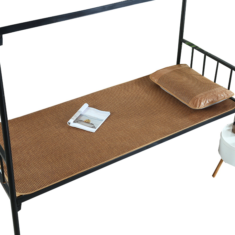 凉席0.9m单人床学生宿舍90cm折叠席子1米夏季草席宽单件藤席1.2