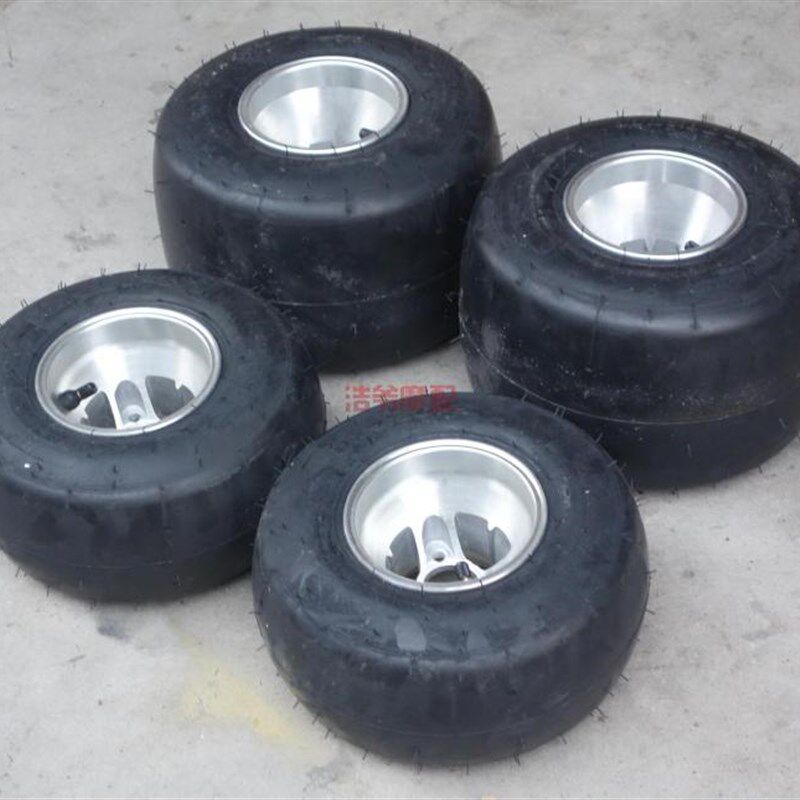 竞技四轮卡丁车改装件10X4.50-5 11X7.10-5寸铝轮毂轮胎真空光胎