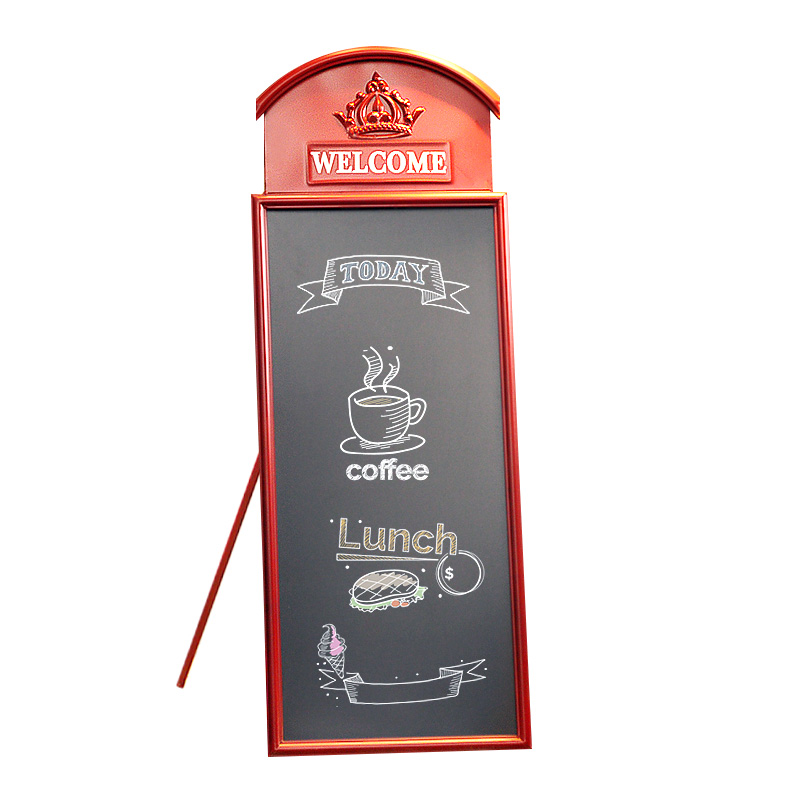 复古工业风留言板酒吧咖啡馆餐厅创意落地黑板挂件墙上装饰品壁挂