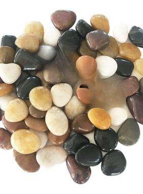 斤景铺路166天雨然花石头原石地造庭院园大小鹅卵石软暖石鹅花石5