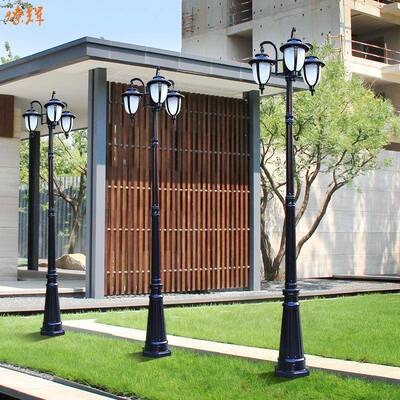 欧庭灯户外别式墅花园灯小区公园景院观灯复古3米LH-dytyd路led室