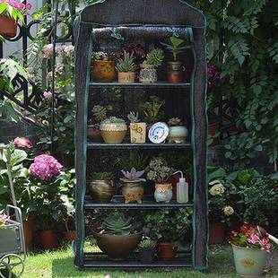 户雨外阳台花园院庭子多肉防雨花架室F96M9M5T外院家用新露台铁艺