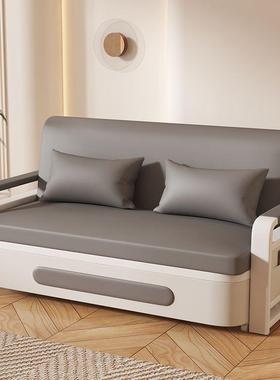 单IMT人5发床折叠两用2沙2年新款客厅折0叠床小户型阳台多功能伸