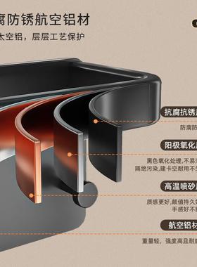 风91141H筒纸置物架巾吹风机纸巾生间免打孔电架吹风机支卫架挂架