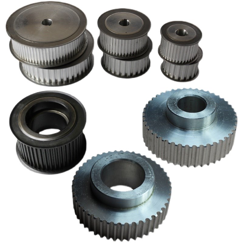 劲科铝合金同步轮HTD5M27齿 F型 直径1.87 带宽2 1mm圆孔带顶丝