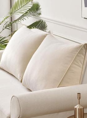 可拆洗三角发靠垫大靠背头垫靠48428床背抱枕大号靠枕床沙枕床上