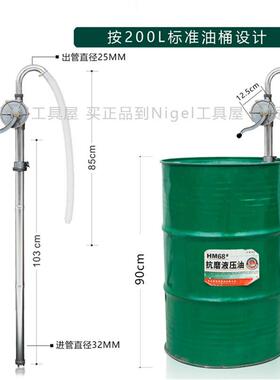 金手摇抽油泵小型化工铝泵酸碱耐SWN溶合剂