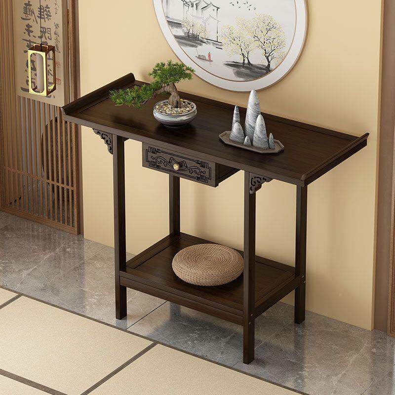 中TZU式桌现代简约玄关神新桌条案桌长条香案家供用财中堂台香火