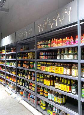 超市货展示架柱单面架四双面置物架BVS便利店商超具店母婴文店货