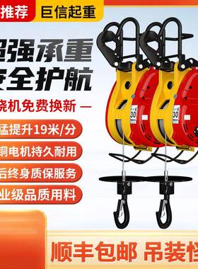 小金电葫芦220vURP吊机家用小型降微动型刚电葫芦便携式遥控卷扬