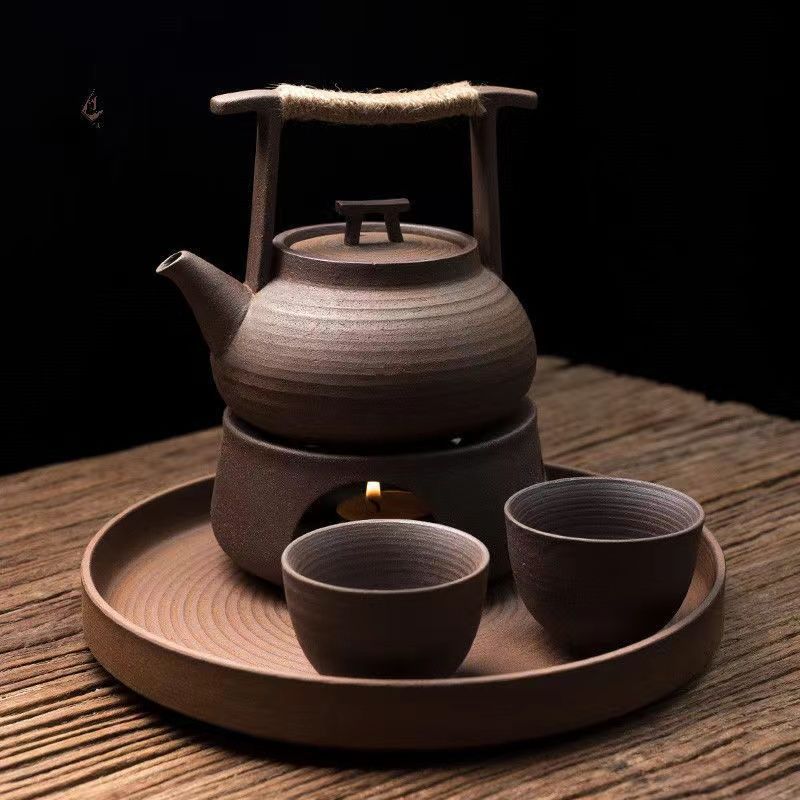 复古日式炭烧煮茶炉套装