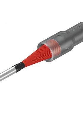 EBEC锐必克内孔研瓷毛磨刷抛光去刺红色刷VHRCHX-A12-7M-TL陶纤维