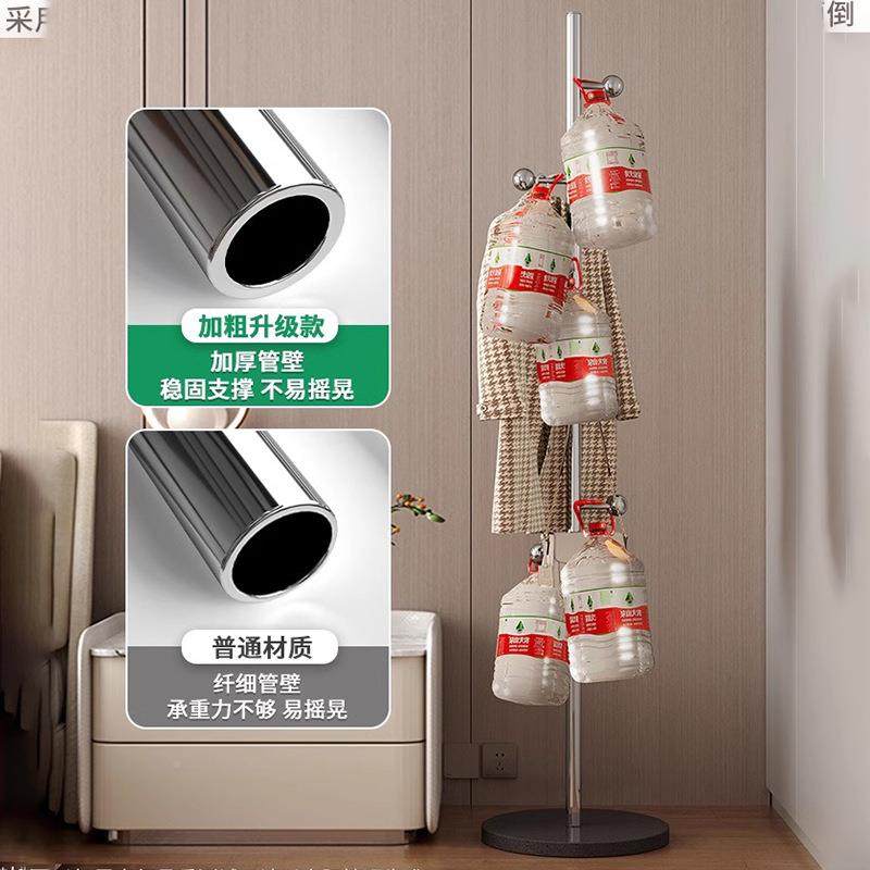 挂衣DHL架落地便捷动置物架家卧室客用厅玄关衣帽架金属挂包衣帽