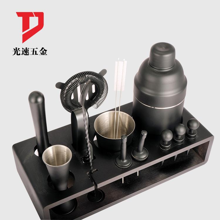 不锈钢调酒器套装设l计ogo酒吧专用调VIZ酒工具可鸡尾酒摇酒器