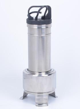 WQ堵D7--0.755污水泵220/382680潜污泵不锈钢不塞小V型排污泵