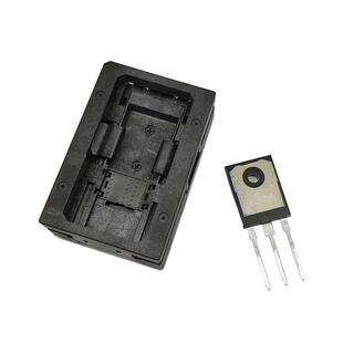 HMI座LU测试TO247-2.54烧下压探728S针老化座MO管大电流录座夹具