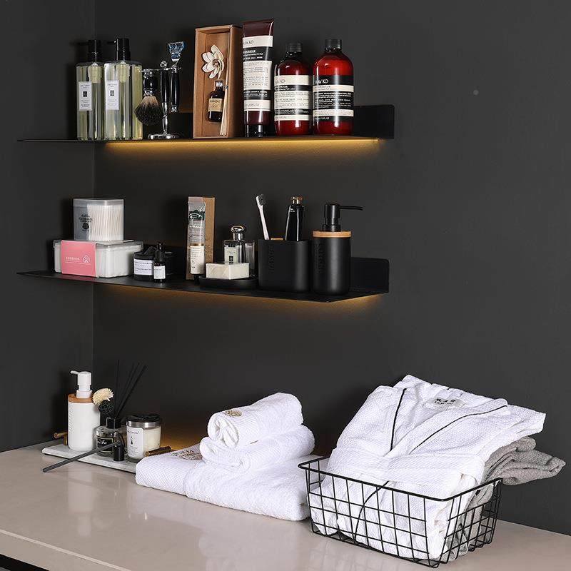 现代简约卫58生层架柜组合饰品摆件沐浴液签小长条间盘毛巾道托棉