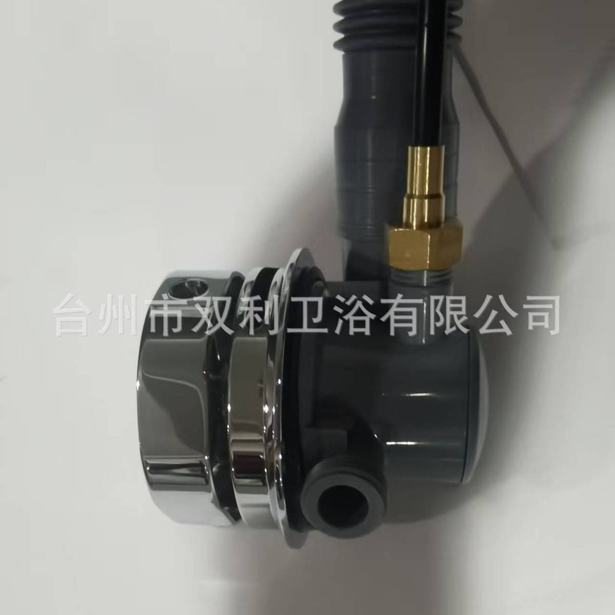 手轮旋转式浴缸多功能下水器进水排水溢水连体三合一多功能下水器