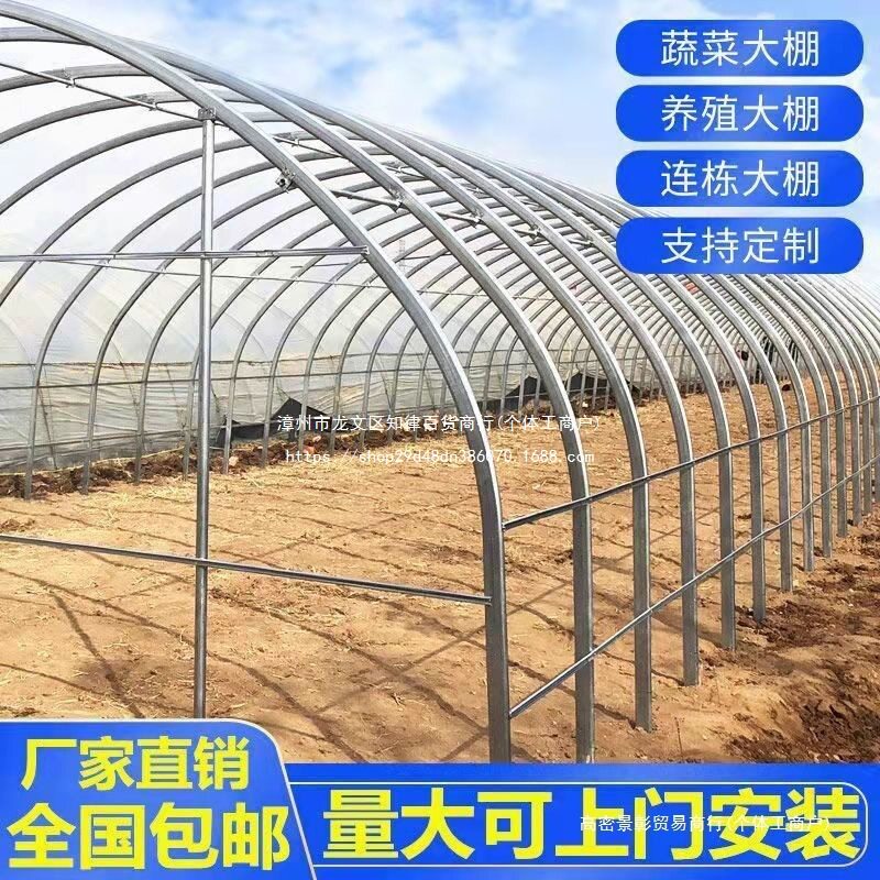 养殖大棚全套养鸡大棚鸡舍猪棚牛棚羊棚鸭棚鹅棚温室蔬菜大棚全套