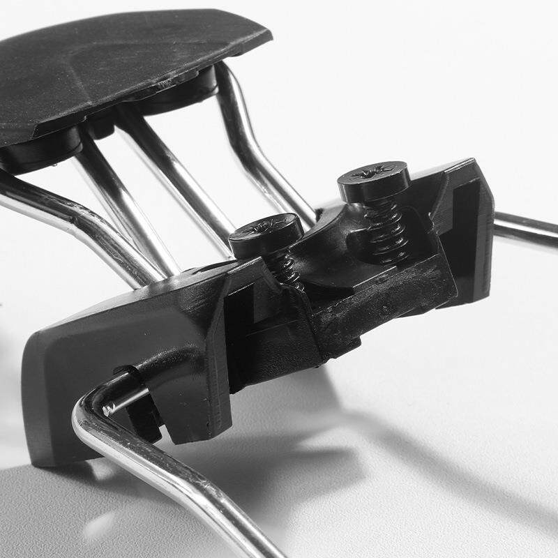 绑滑雪板固定器双配件滑器止雪爬雪耙脱离器雪钩齿条带前双板止滑