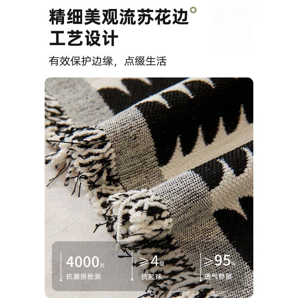 沙尔发盖布防套巾全盖双面可F977569E用四季通用雪尼滑防猫抓沙发