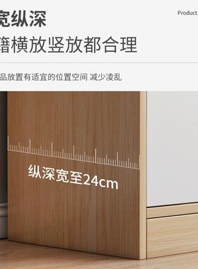 简墙易柜书架置物架落地靠家用书柜客物厅收纳子UIN储柜分层架格