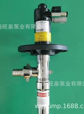 上海泉桶H-A4661+SS304-D1000实验室用抽设备旺、油桶泵、气动抽