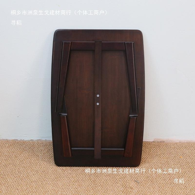 楠竹折叠桌便QYZDZ携简小桌子易折餐桌小型饭桌户楠叠竹方桌正方