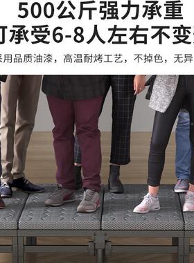 折叠床成人家用单耐床FHX便可收缩一米携二人出租屋结实用硬板铁