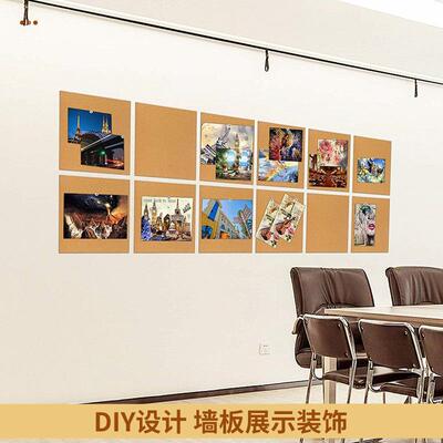 货公源自QUK粘软照5木卷扎钉软木板片墙留言板扎图钉告栏0*16''